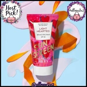 New Sunday Riley Light Hearted Sunscreen SPF 30 Sealed Host Pick